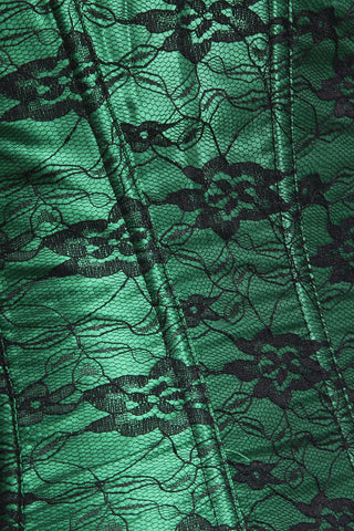 Atomic Royal Green Lace Corset and Skirt Set