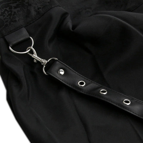 Victorian Goth Skirt with Pocket Belt