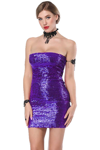 Sparkly Sequinned Bodycon MIni Dress