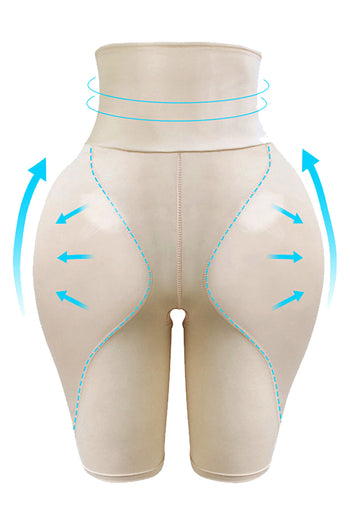 Atomic Beige Cropped Shapewear Underwear | Butt Lifter Shapewear