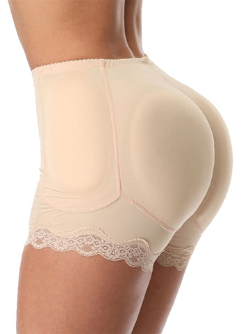 Atomic Beige Elastic Hip Lifting Underwear | Butt Lifter Shapewear