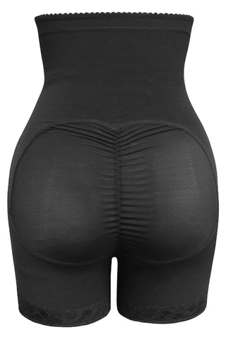 Atomic Black High Waist Hip Lifting Underwear | Tummy Control Shapewear