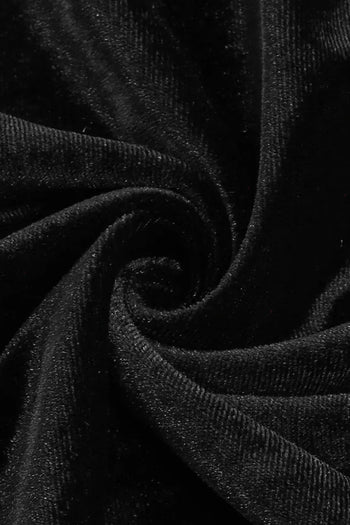 Atomic Black Velvet Elegance Vintage Dress