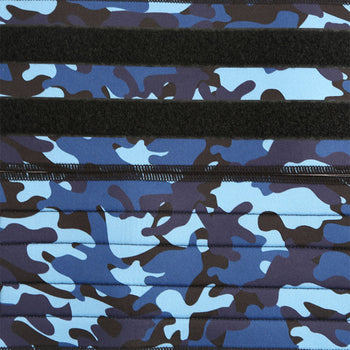Atomic Blue Camo Neoprene Velcro Shaper Belt