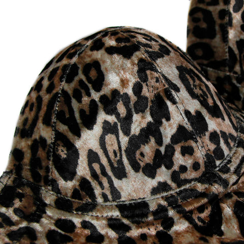 Leopard Pattern Push Up Bustier Crop Top Clubwear Party Corset Bra Top