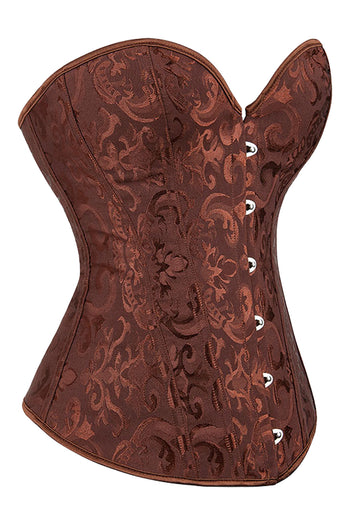 Atomic Brown Vintage Palace Overbust Corset | Gothic Steampunk Corset