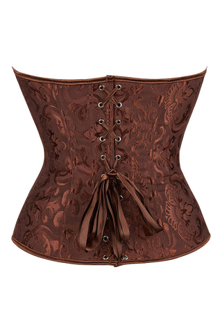 Atomic Brown Vintage Palace Overbust Corset | Gothic Steampunk Corset