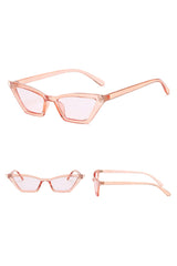 Atomic Clear Pink Small Cat Eye Sunglasses
