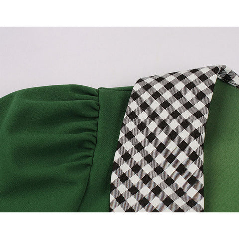 Atomic Green Vintage Peter Pan Midi Dress | Retro Rockabilly Outfit 