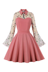 Atomic Vintage Pink Floral Party Dress
