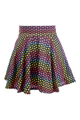 Premium Rainbow Stars Stretch Lycra Skirt