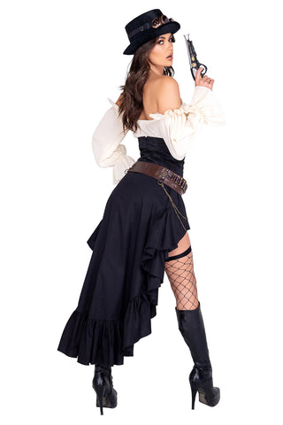 Roma 6-Piece Steampunk Seductress Costume