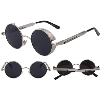  Industrial Steam Round Sunglasses
