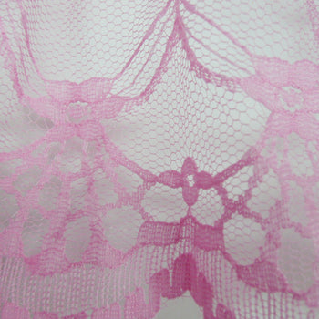 Atomic Pink Floral Heart Garter Skirt