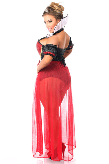 Top Drawer Premium Red and Black Queen Costume